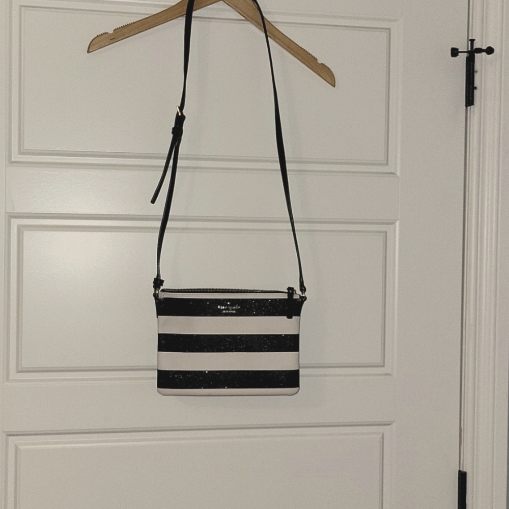 Kate Spade Glitter Striped Crossbody - Picture 8 of 8